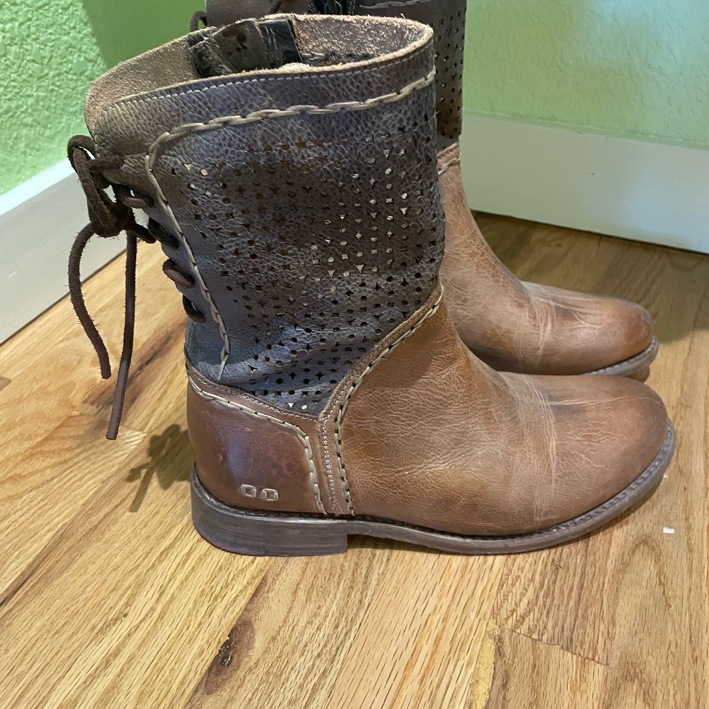 Bed Stu Brown Ankle Boots